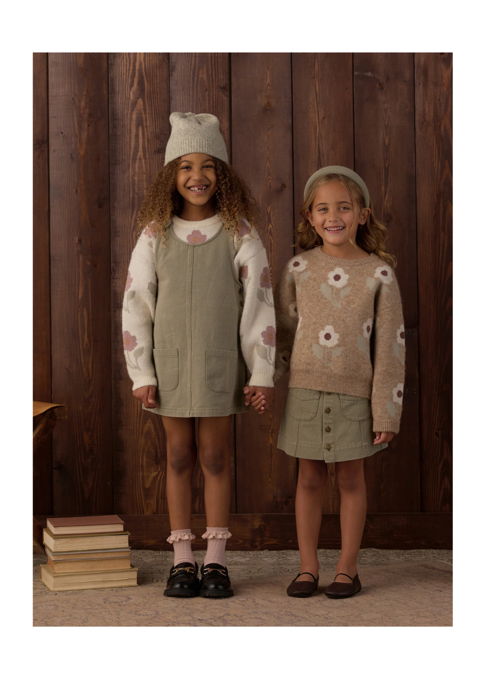 Rylee + Cru Aspen Sweater - Ivory Flower