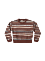 Rylee + Cru Aspen Sweater - Mulberry Multi-Stripe