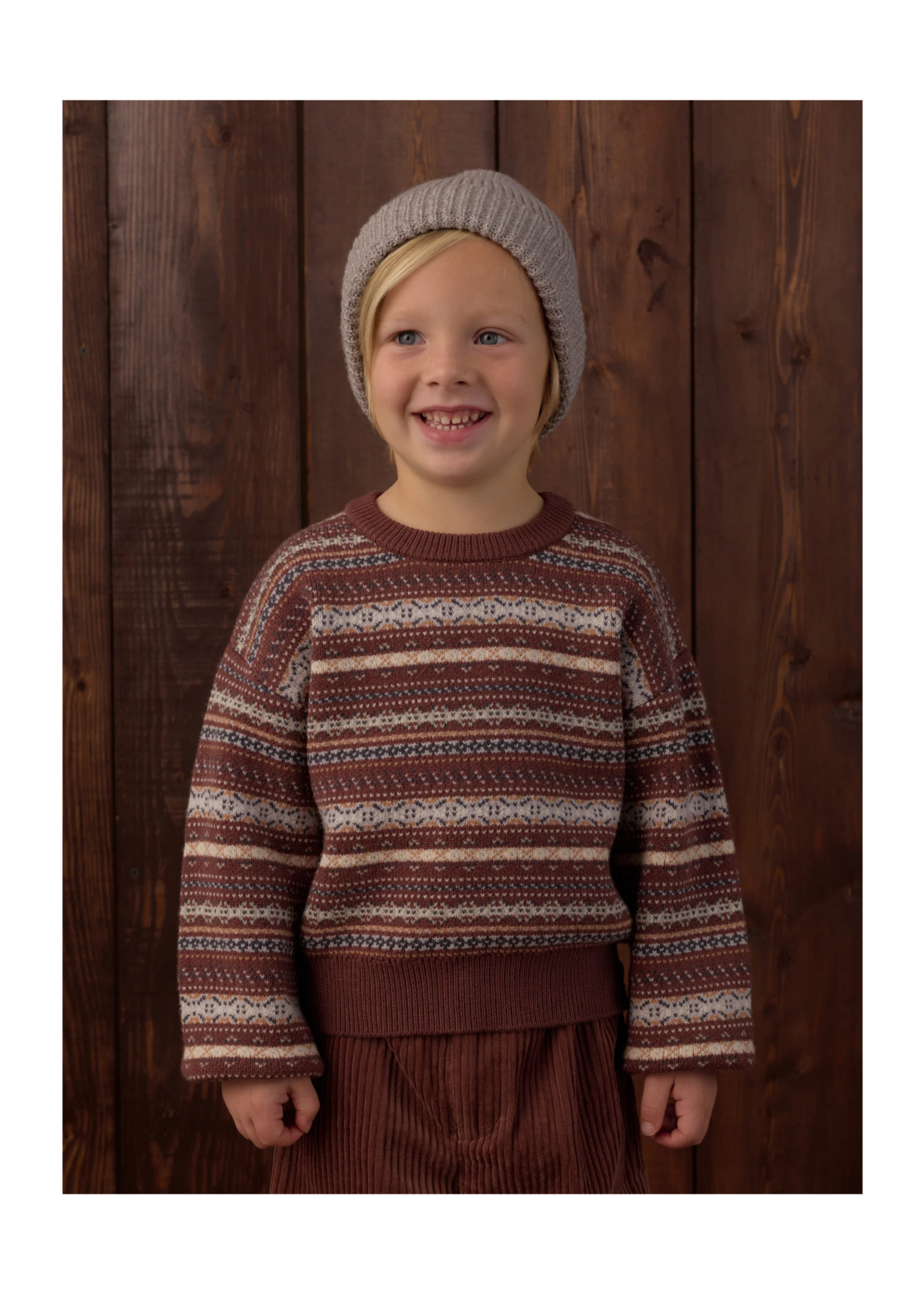 Rylee + Cru Aspen Sweater - Mulberry Multi-Stripe