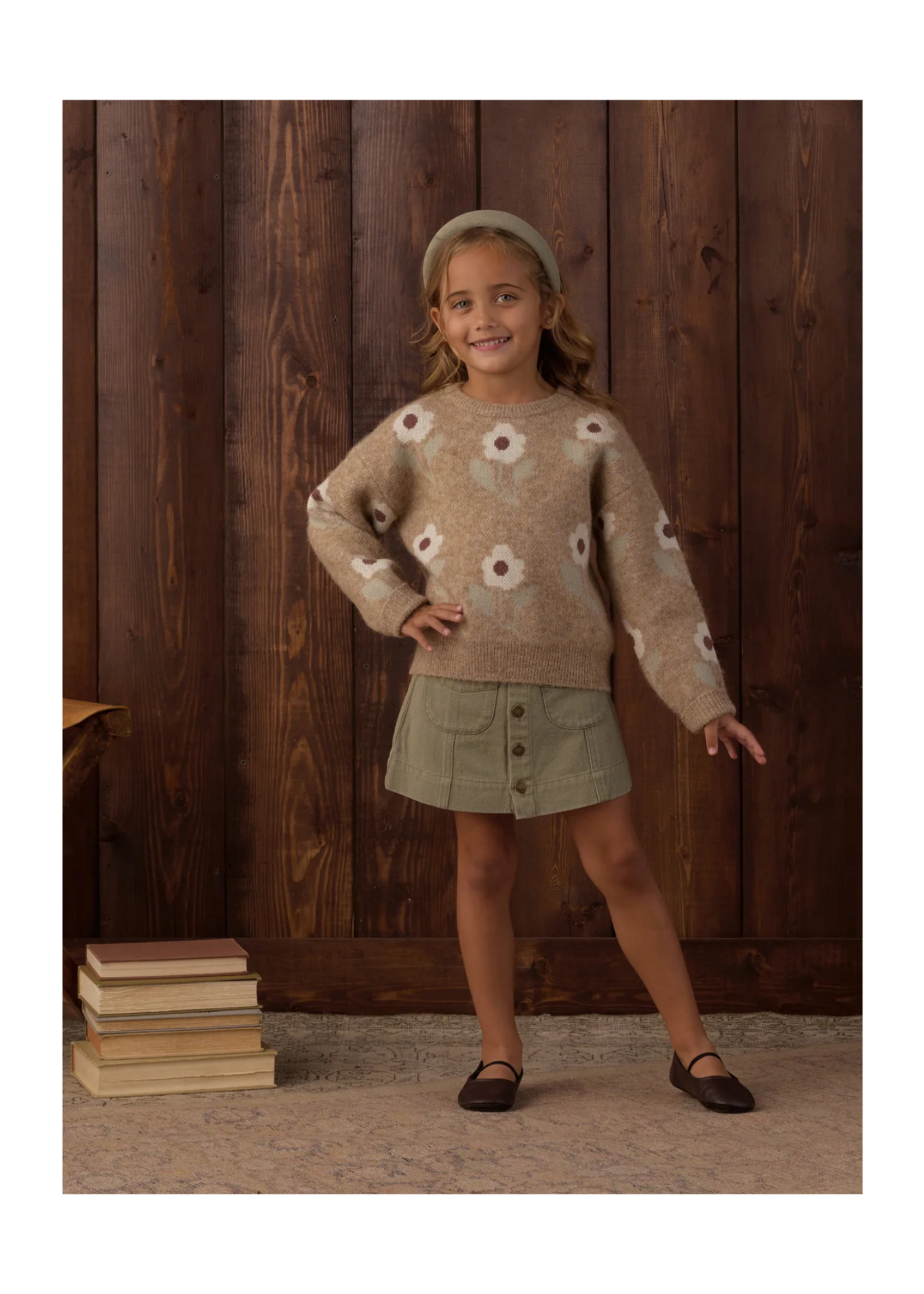 Rylee + Cru Denver Skirt - Dark Sage
