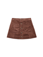 Rylee + Cru Denver Skirt - Mulberry