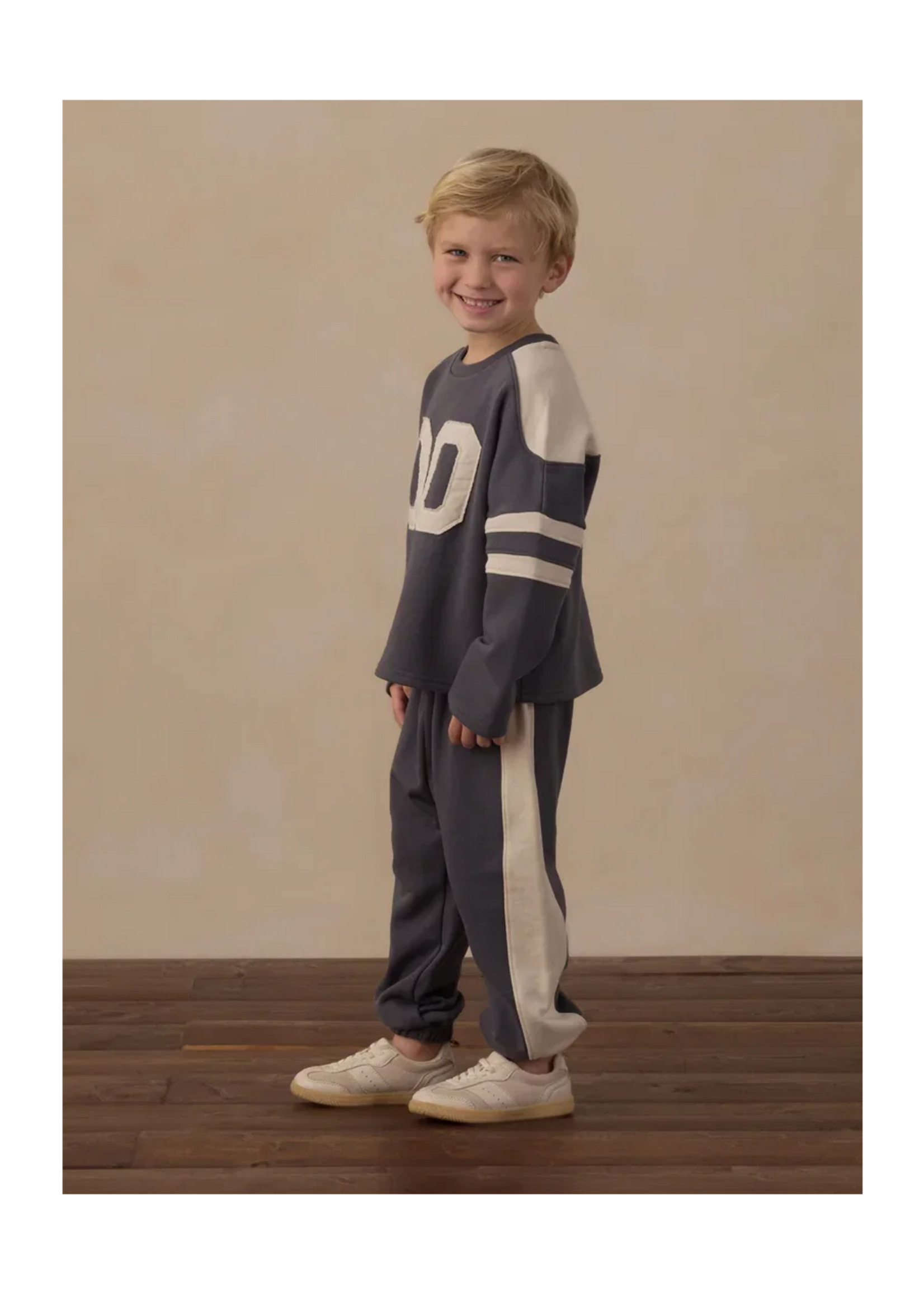 Rylee + Cru Paneled Sweatpant - Midnight