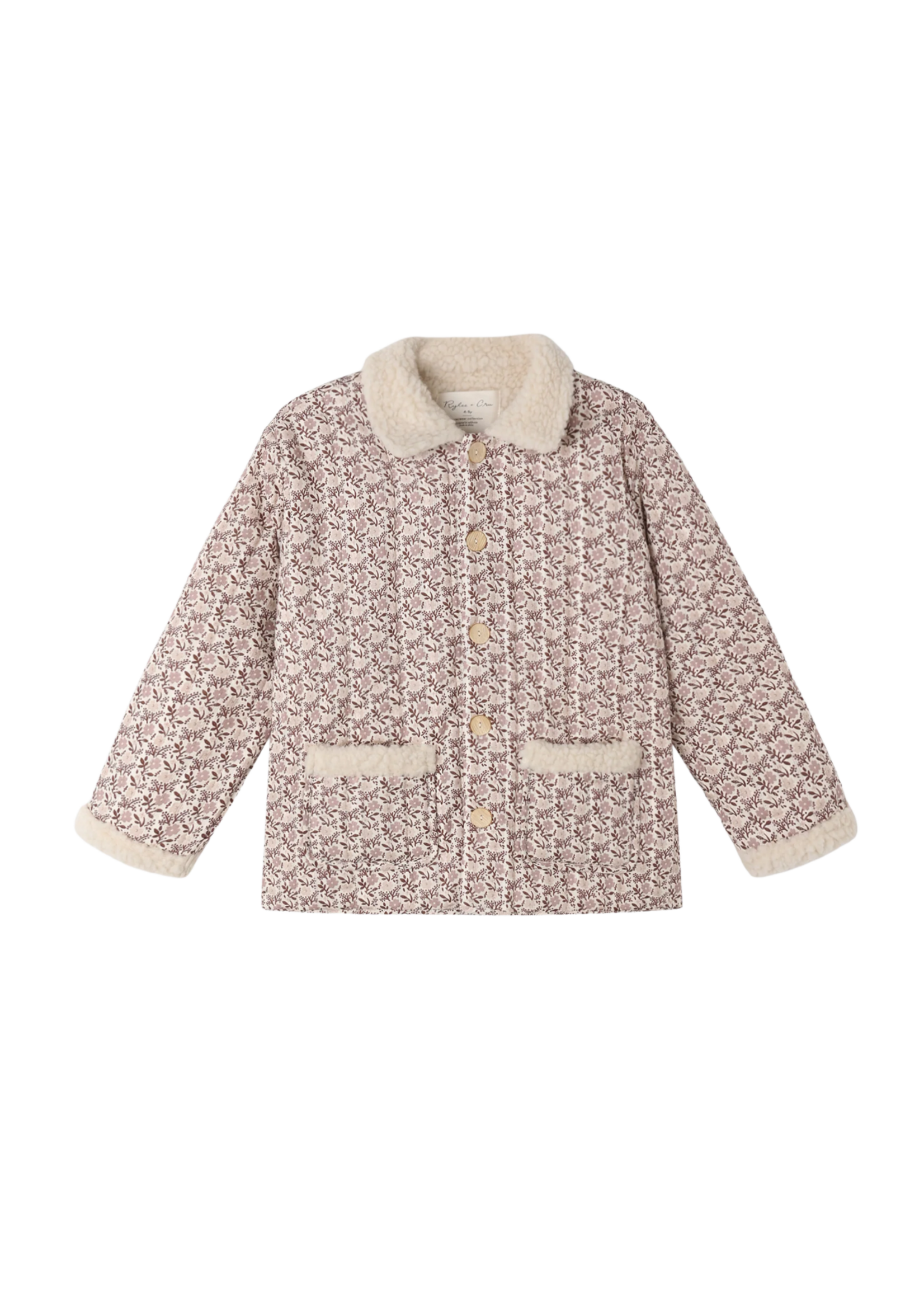 Rylee + Cru Quilted Collared Coat - Primrose
