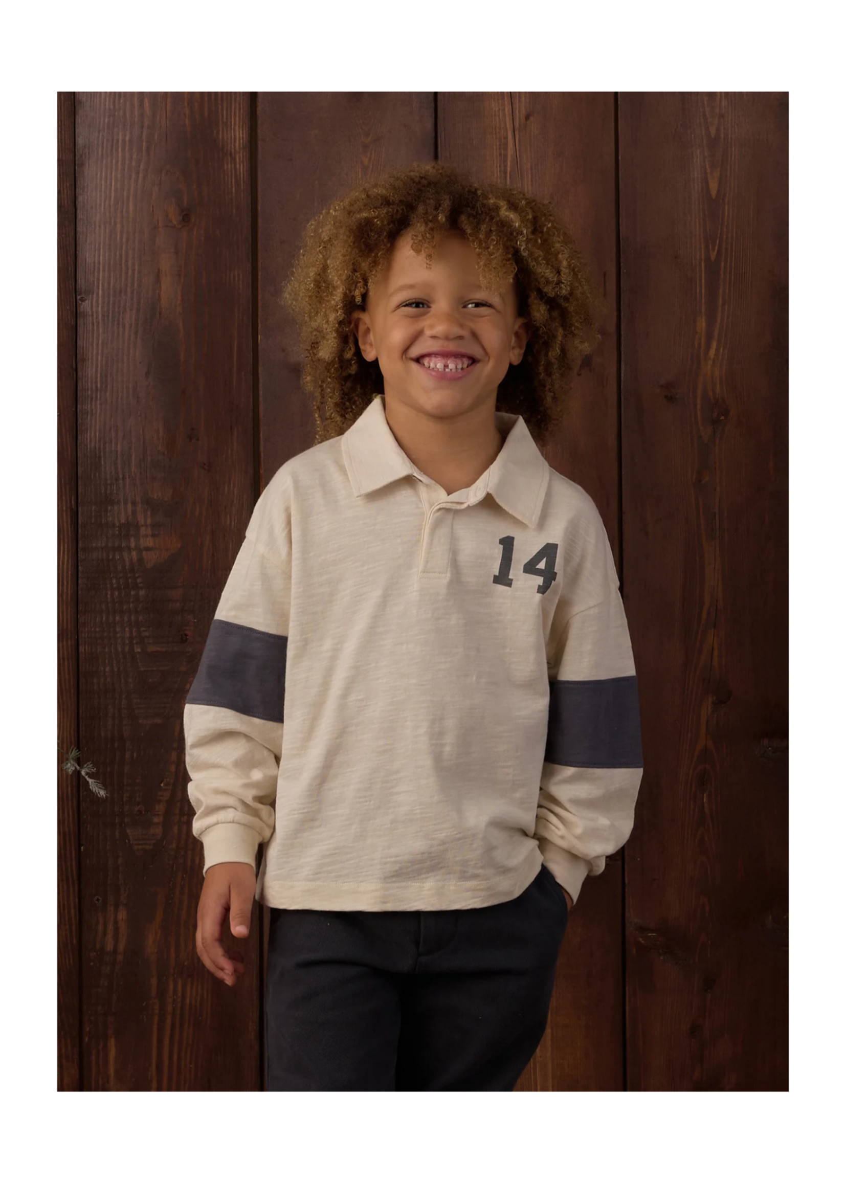 Rylee + Cru Rugby Polo - Midnight