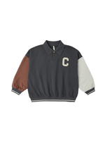 Rylee + Cru Collared Sweatshirt - Color Block