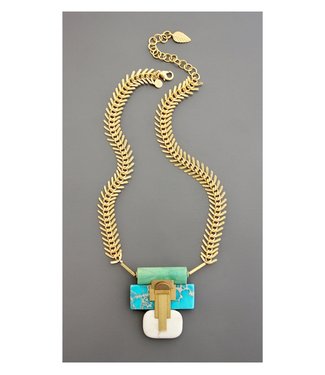 David Aubrey Geometric Pendant Necklace David Aubrey Geometric Pendant Necklace