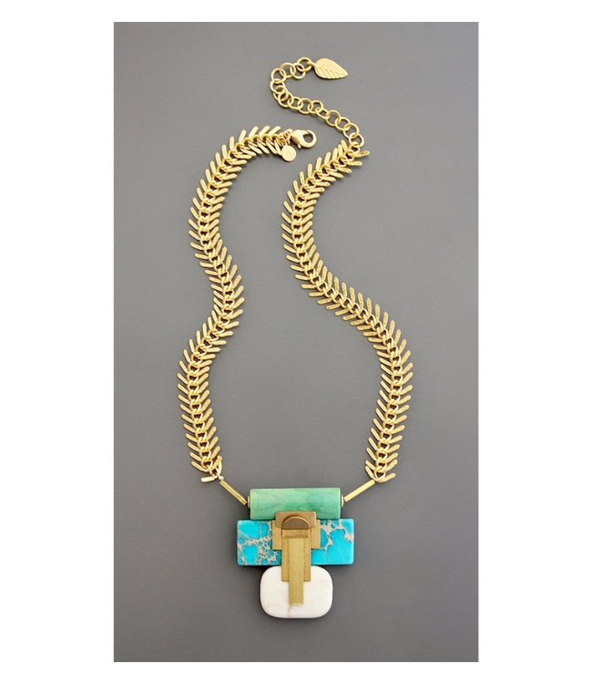 Geometric Pendant Necklace