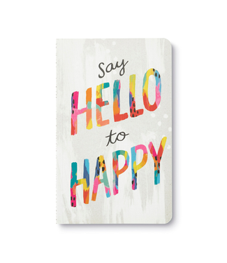 Compendium Say Hello To Happy Journal