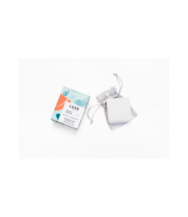Cait & Co Luxe Sea Salt + Grapefruit Shower Steamer