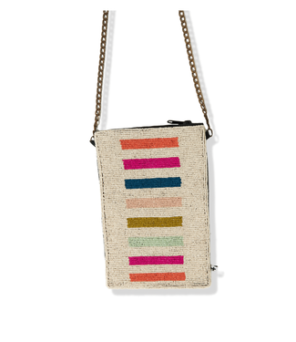 Ink + Alloy Seed Bead Clutch