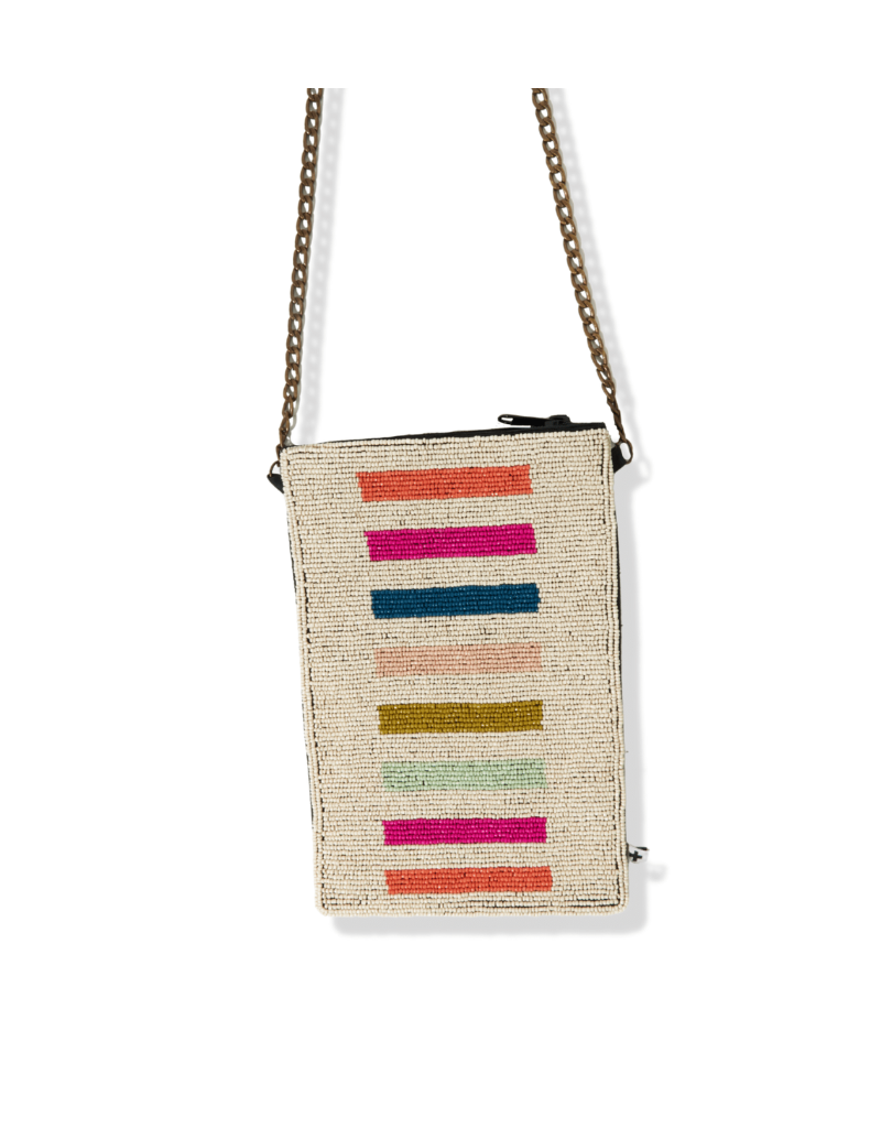 Ink Alloy Seed Bead Clutch 16 Suitcases
