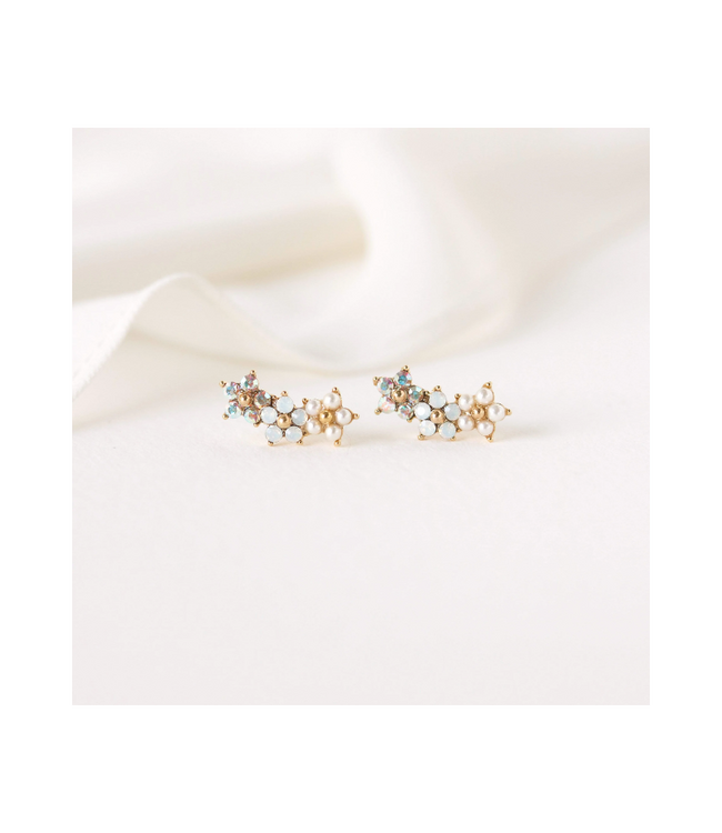 Floral Climber Earrings