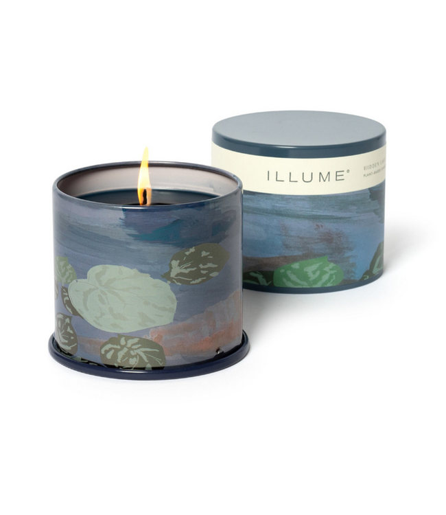Illume Hidden Lake Vanity Tin Candle