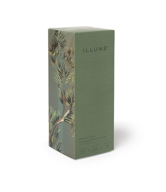 Illume Hinoki Sage Refillable Aromatic Diffuser