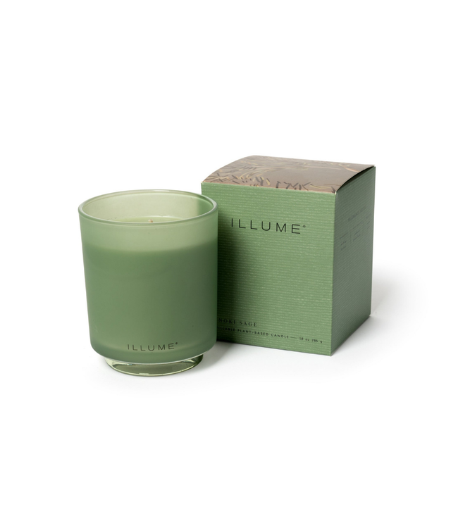 Illume Illume Hinoki Sage Refillable Boxed Glass Candle