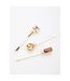 Violet & Brooks Cleo Crystal Bobby Set - Topaz