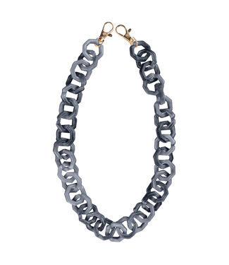 Violet & Brooks Kate Layering Acetate Necklace - Grey