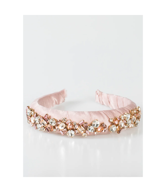 Violet & Brooks Phoebe Crystal Puff Headband