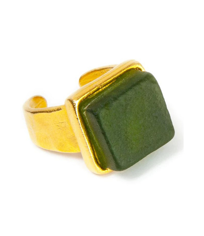 Pine Cube Ring