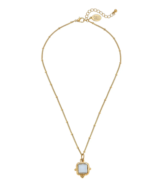 Susan Shaw Charlotte Dainty Necklace - White