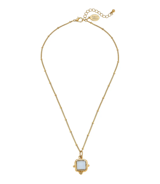 Charlotte Dainty Necklace - White