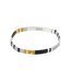 Scout Curated Wears Good Karma Miyuki Bracelet - Brave Gray/Blk/Silver