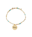Scout Curated Wears Good Karma Miyuki Bracelet - Breathe Ivory/Sparkle/Gold