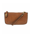 Cedar Brown Mini Crossbody Wristlet Clutch