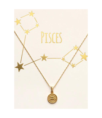 Amano Studio Tiny Zodiac Medallion-Pisces