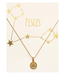 Amano Studio Tiny Zodiac Medallion-Pisces