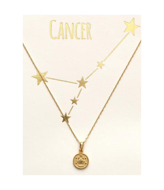 Amano Studio Tiny Zodiac Medallion-Cancer