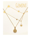 Amano Studio Tiny Zodiac Medallion-Gemini