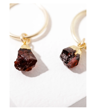 Birthstone Charm Earrings