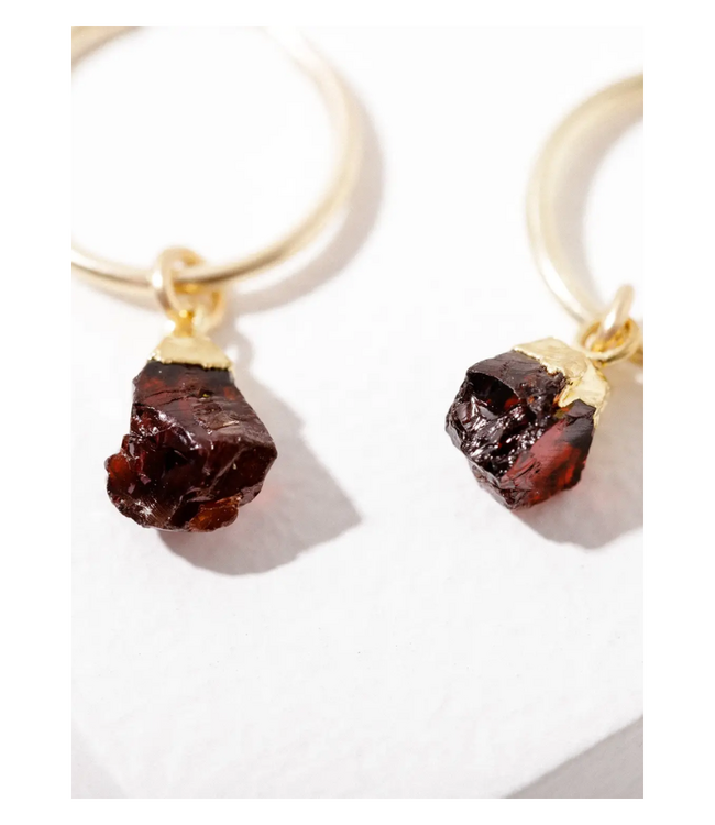 Birthstone Charm Earrings