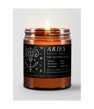 Candlefy Aries Zodiac Candle