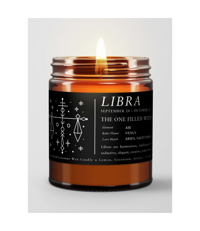 Candlefy Libra Zodiac Candle