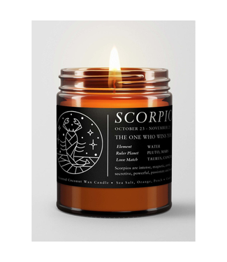 Candlefy Scorpio Zodiac Candle