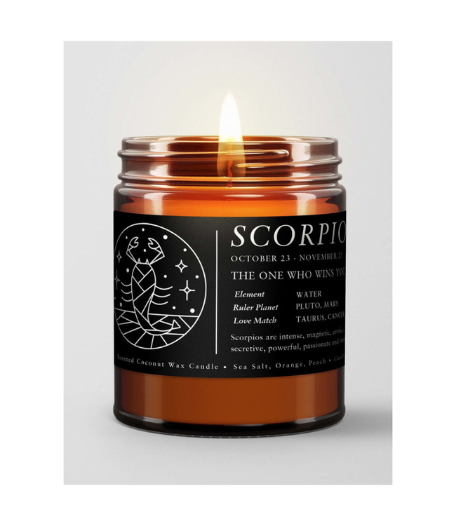 Candlefy Scorpio Zodiac Candle