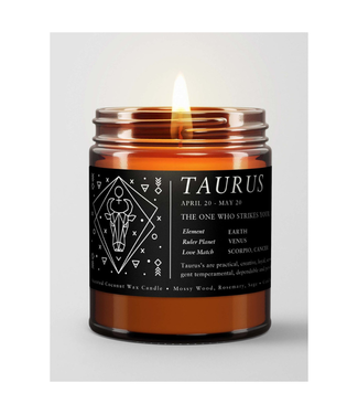 Candlefy Taurus Zodiac Candle