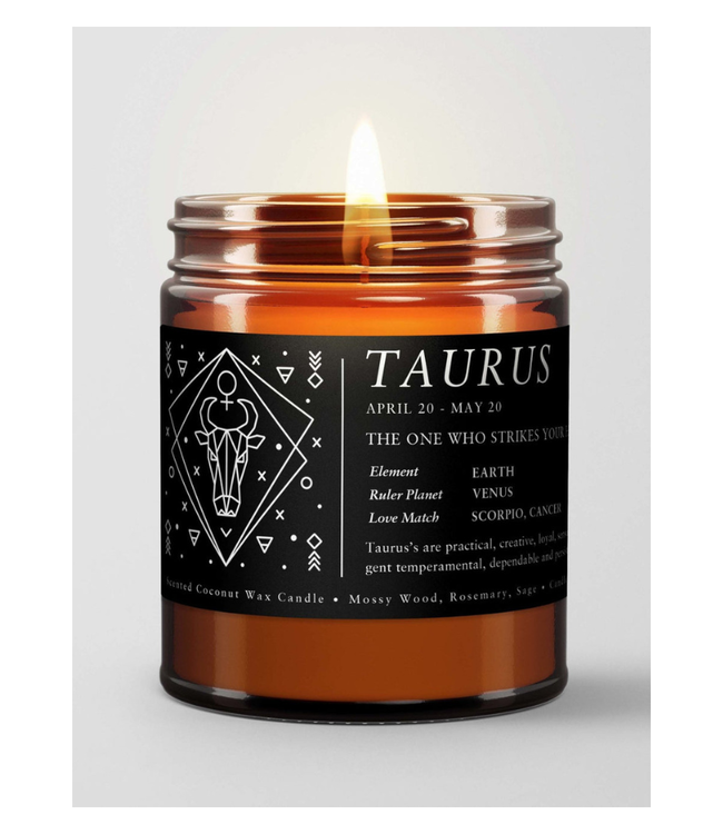 Candlefy Taurus Zodiac Candle