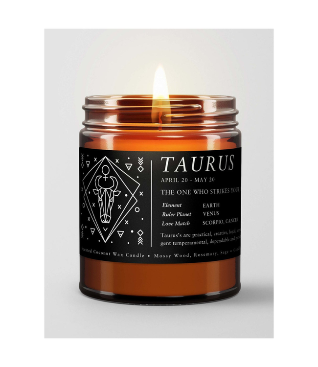 Candlefy Taurus Zodiac Candle