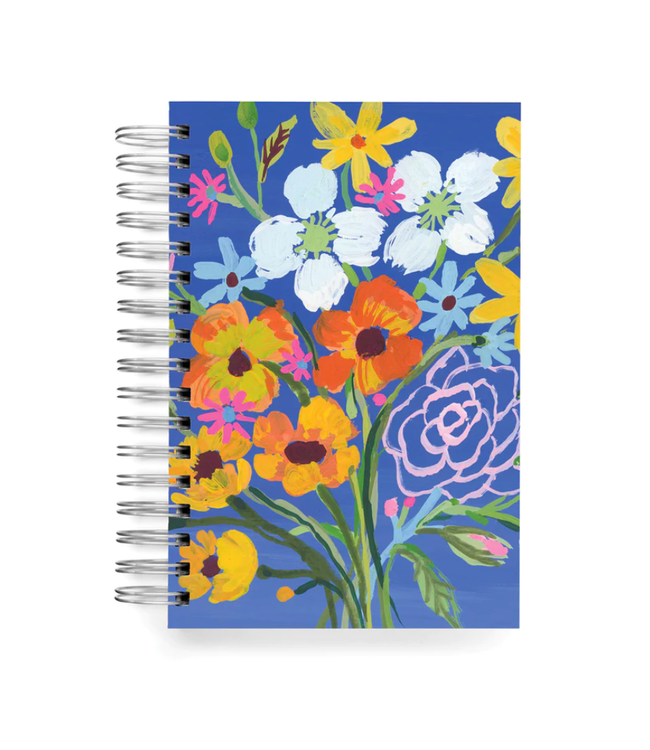 EcoJot Blue Flowers Journal