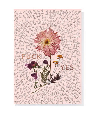Papaya Inc. Greeting Card Fuck Yes Birthday
