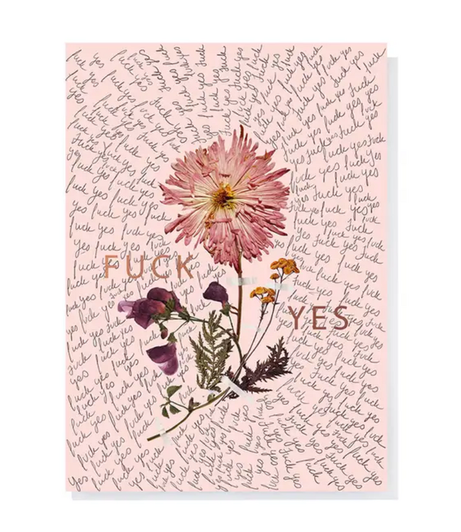 Greeting Card Fuck Yes Birthday