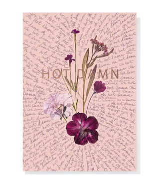 Papaya Inc. Greeting Card Hot Damn Script