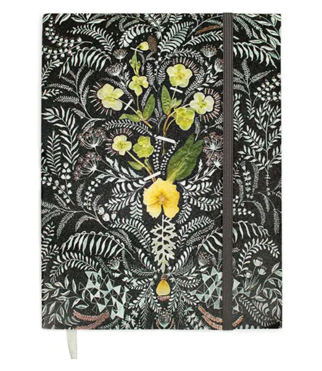 Faux Leather Sketchbook Onyx Lace