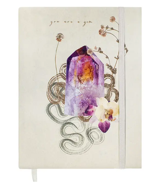 Papaya Inc. Faux Leather Sketchbook Gemstone