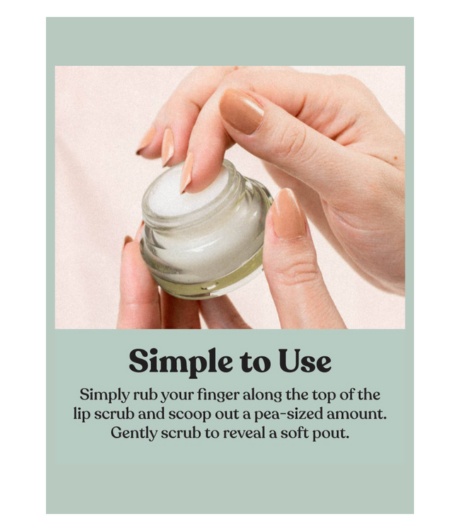 Lemon Bloom Lip Scrub