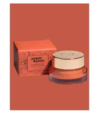 Poppy & Pout Pomegranate Peach Lip Scrub