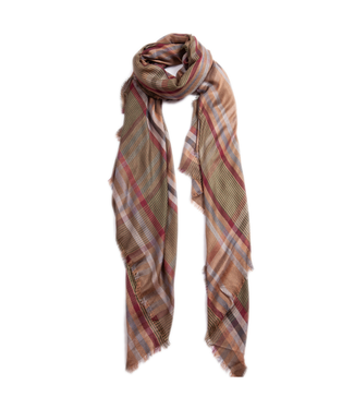 Blue Pacific Scottish Plaid Scarf